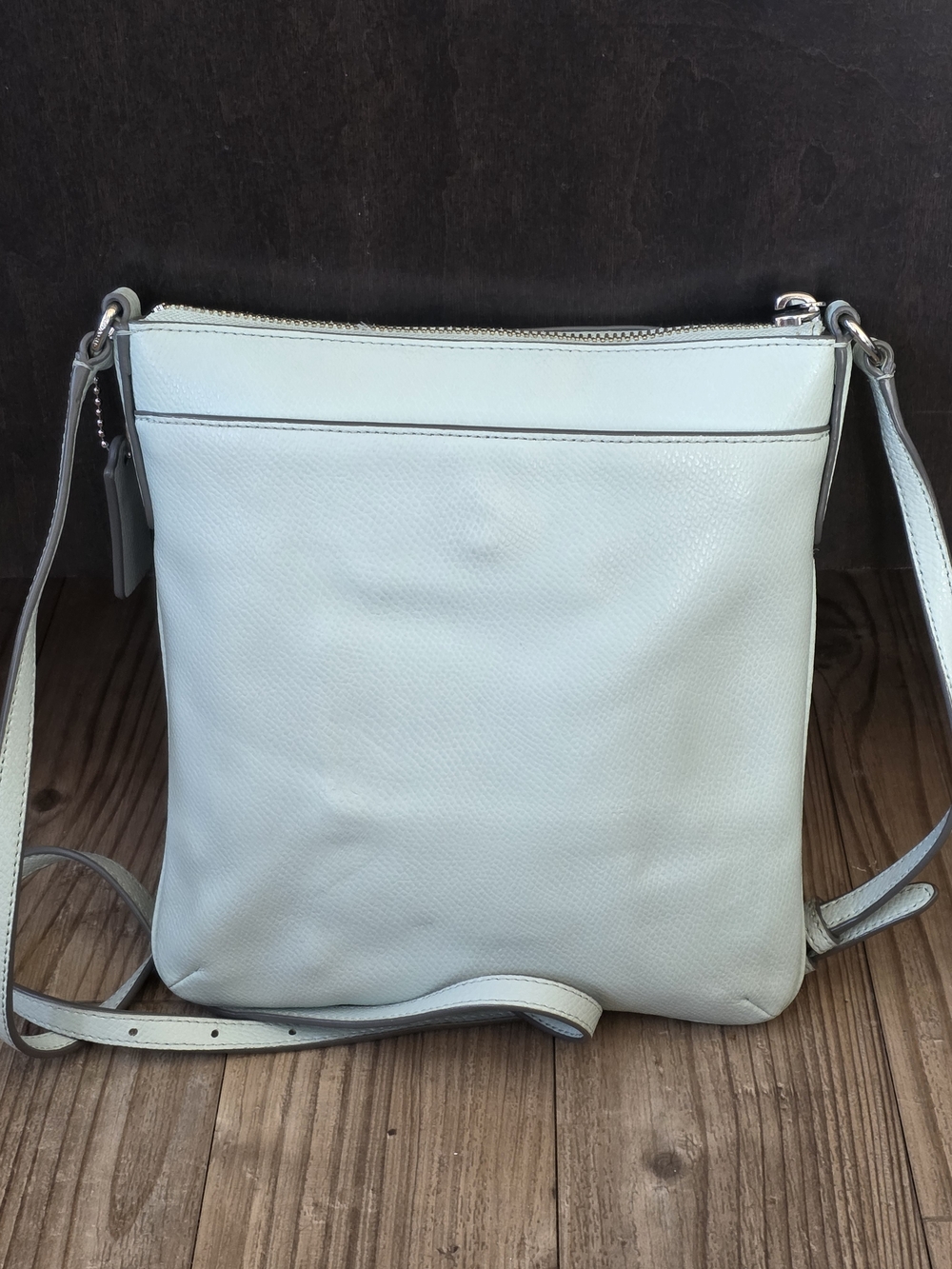 Coach Leather Crossbody Bag Mint - Picture 2 of 8